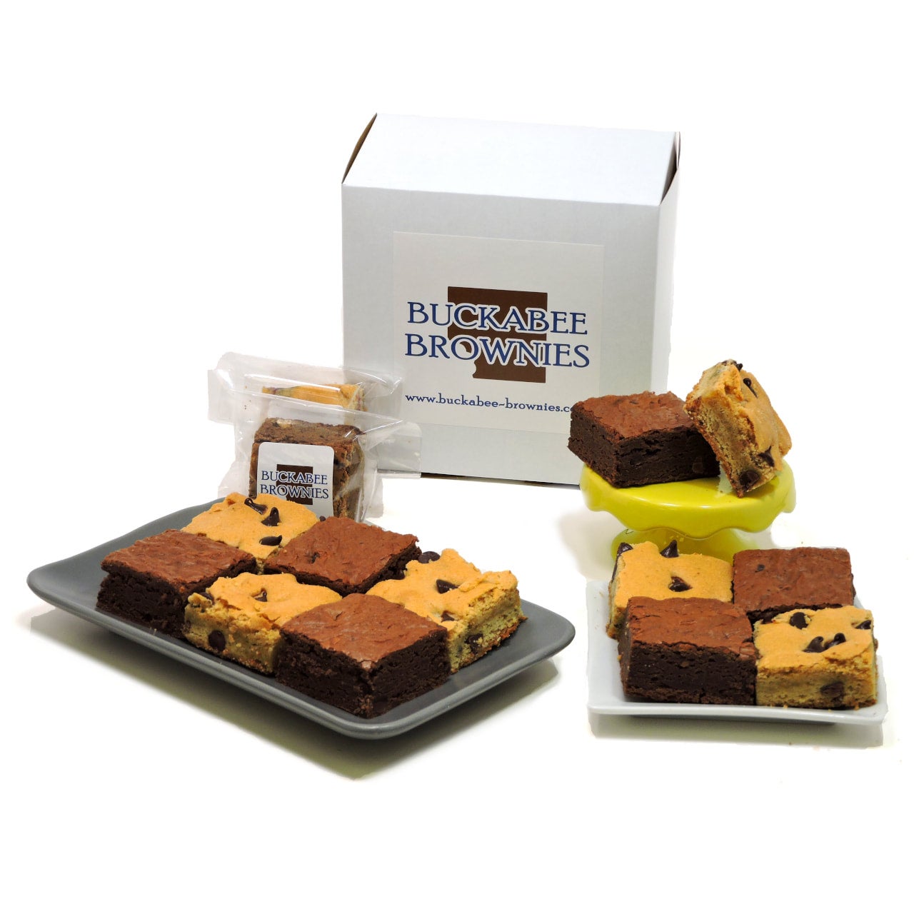 Shipped Gluten Free Box Buckabee Brownies